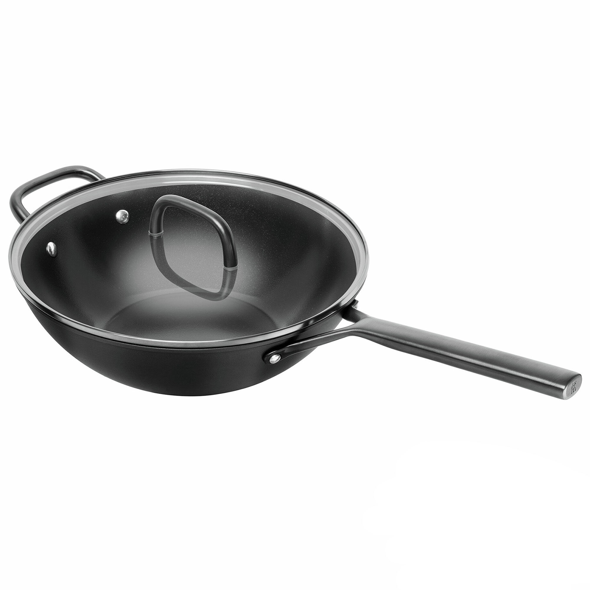 Zwilling Milano Wok 30 Cm Med Glaslåg  Sort