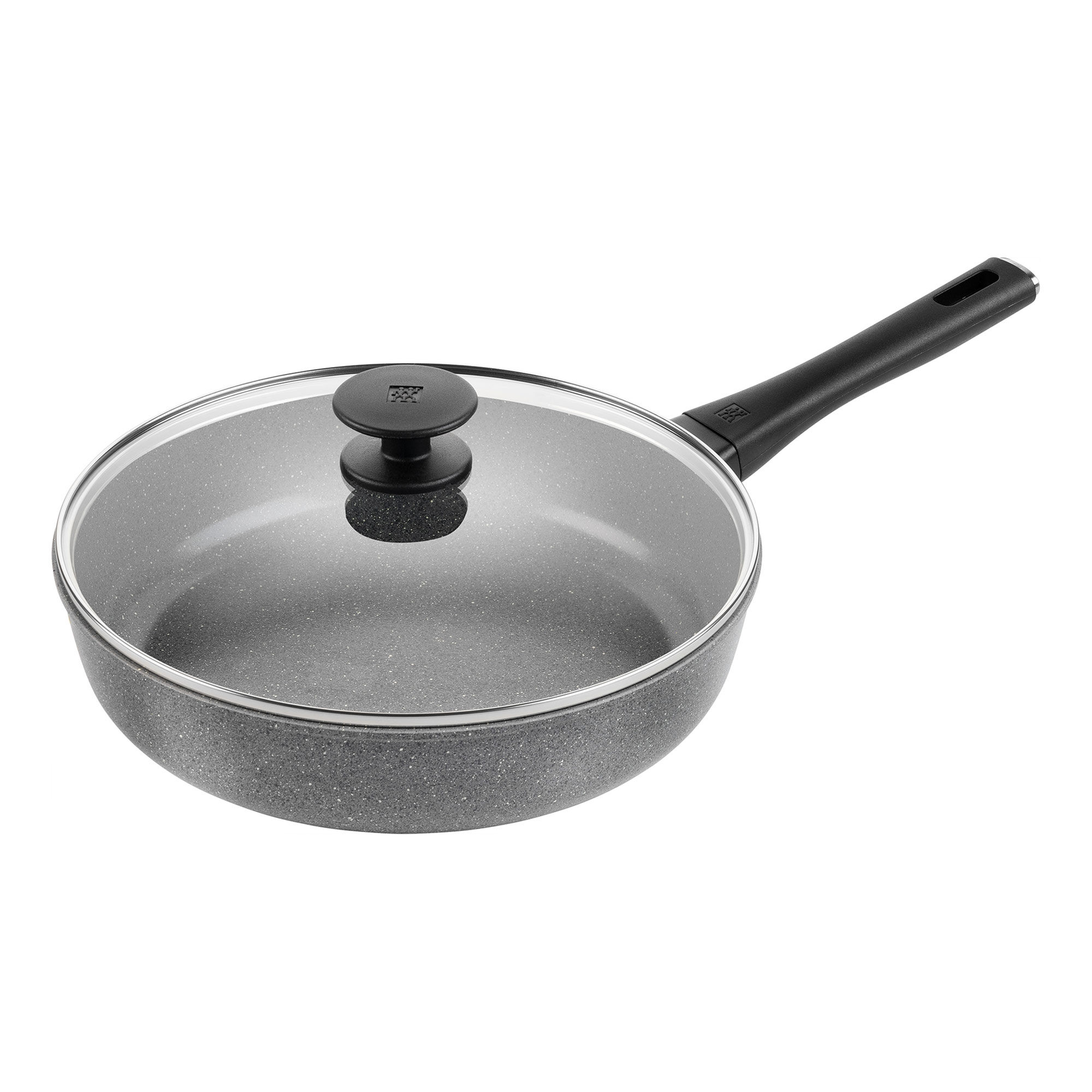 Terreno Plus Sauterpande Med Glaslåg 28 Cm  Aluminium