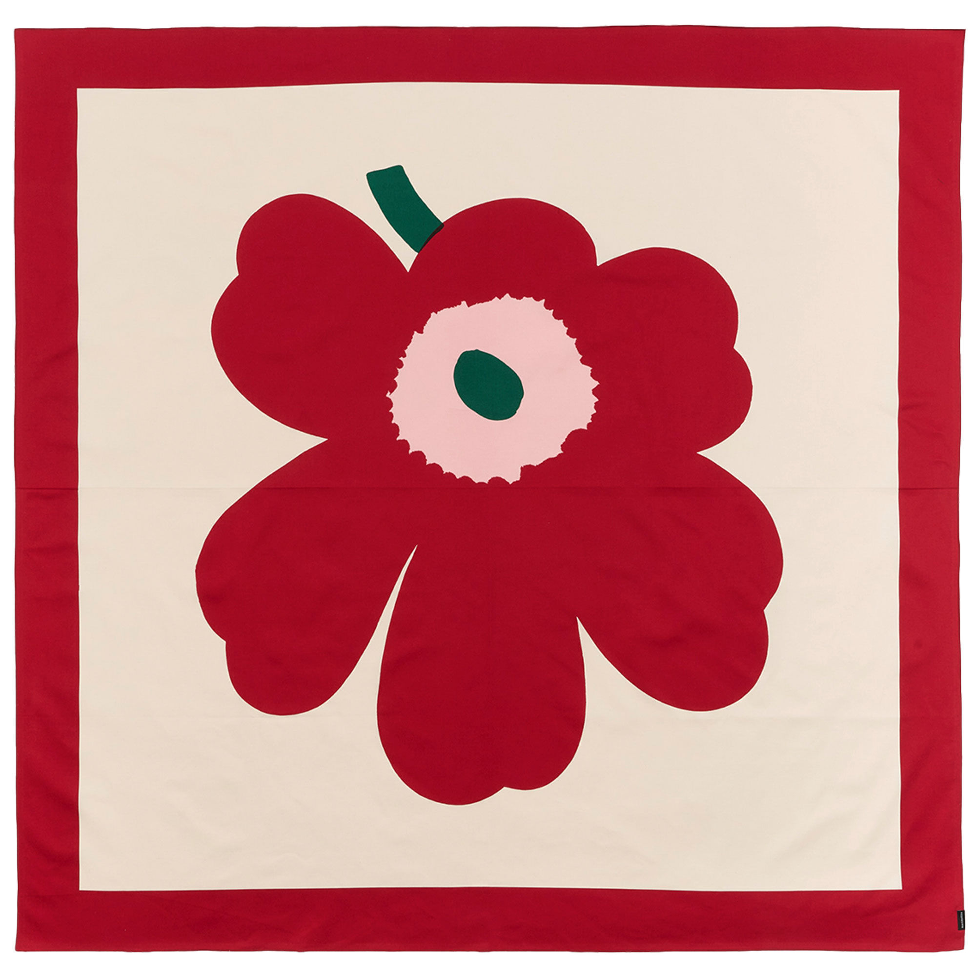 Marimekko Unikko Dug 140    140 Cm  Cranberry Rose