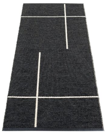 Gulvtæppe Fred  70   270 Cm  Black Vanilla
